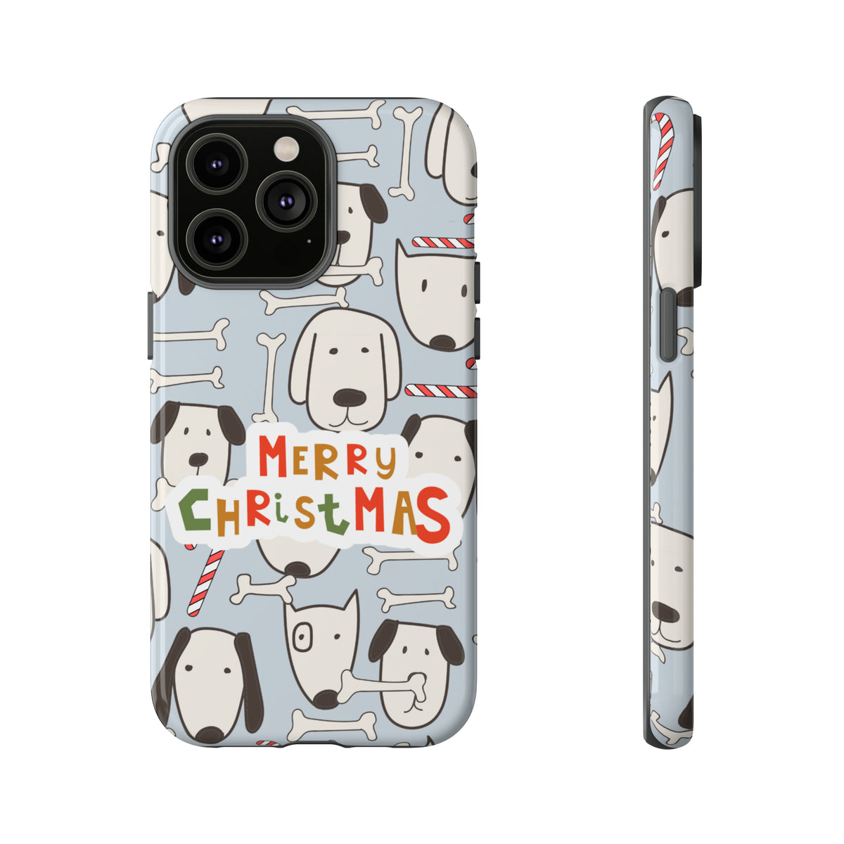 Merry Christmas Dog Pattern Tough Cases