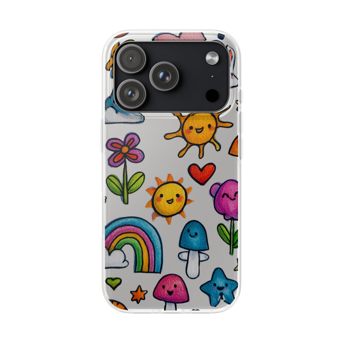 Colorful Cartoon Flexi Cases – Fun and Playful iPhone Case