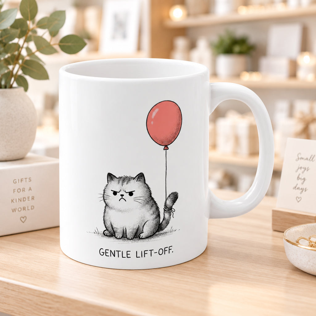 The Grumpy Cat & The Floating Balloon Mug