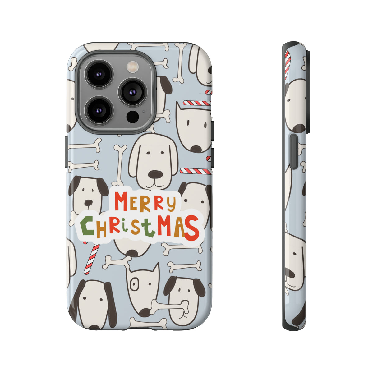 Merry Christmas Dog Pattern Tough Cases