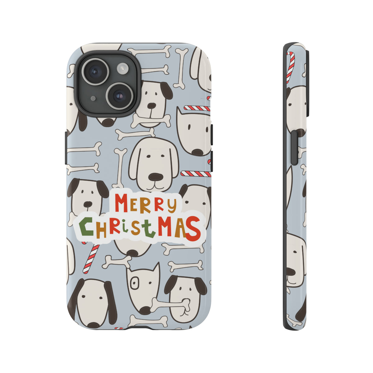 Merry Christmas Dog Pattern Tough Cases