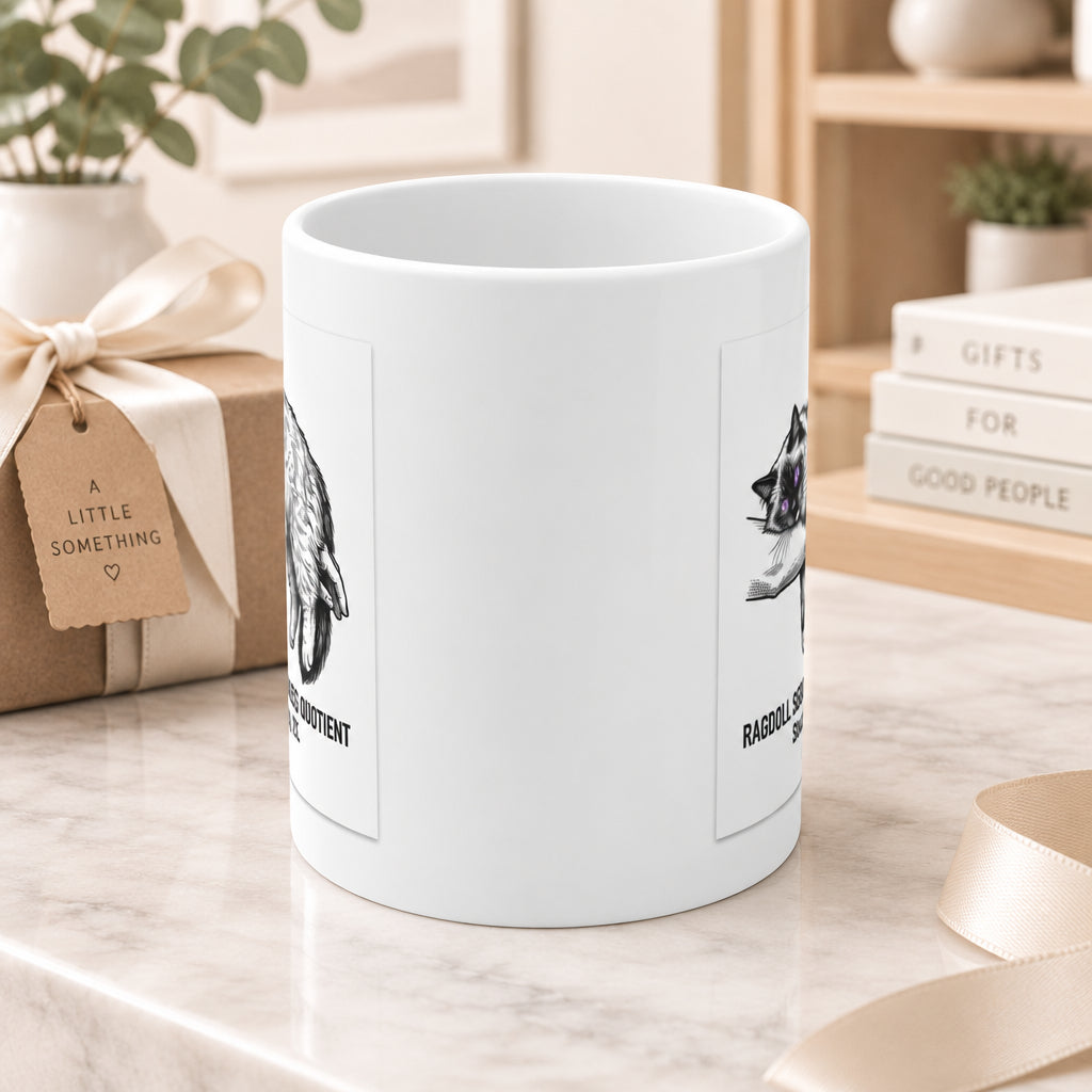 Ragdoll Cat Floppiness Blueprint Mug