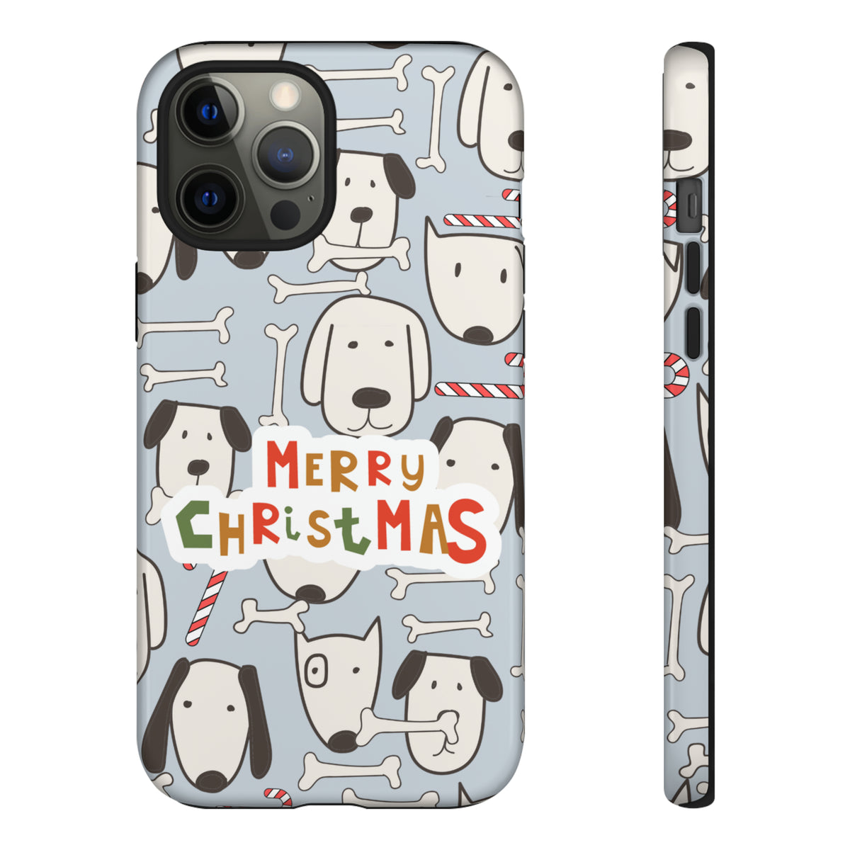 Merry Christmas Dog Pattern Tough Cases