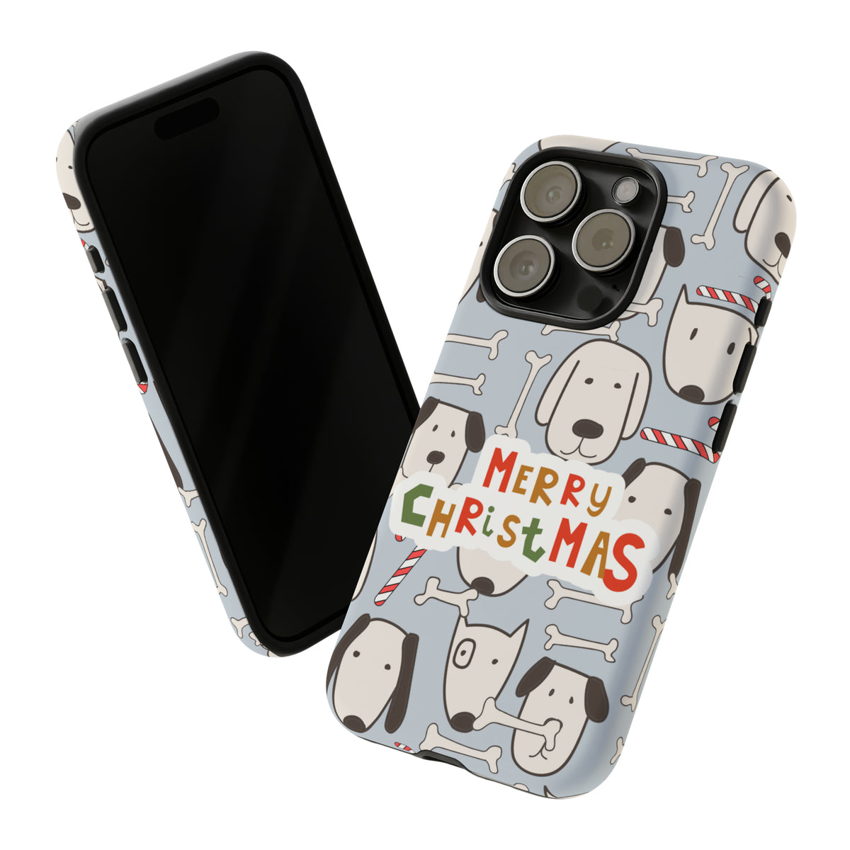 Merry Christmas Dog Pattern Tough Cases