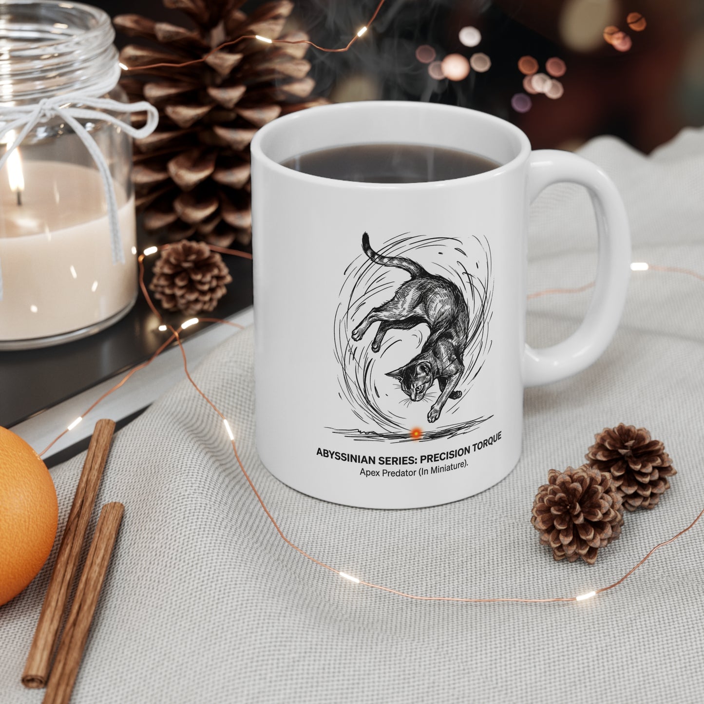 Abyssinian Feline Torque Diagram Mug