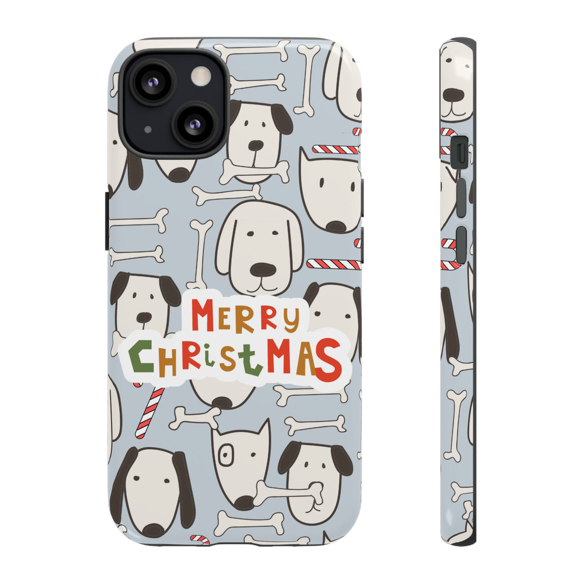 Merry Christmas Dog Pattern Tough Cases
