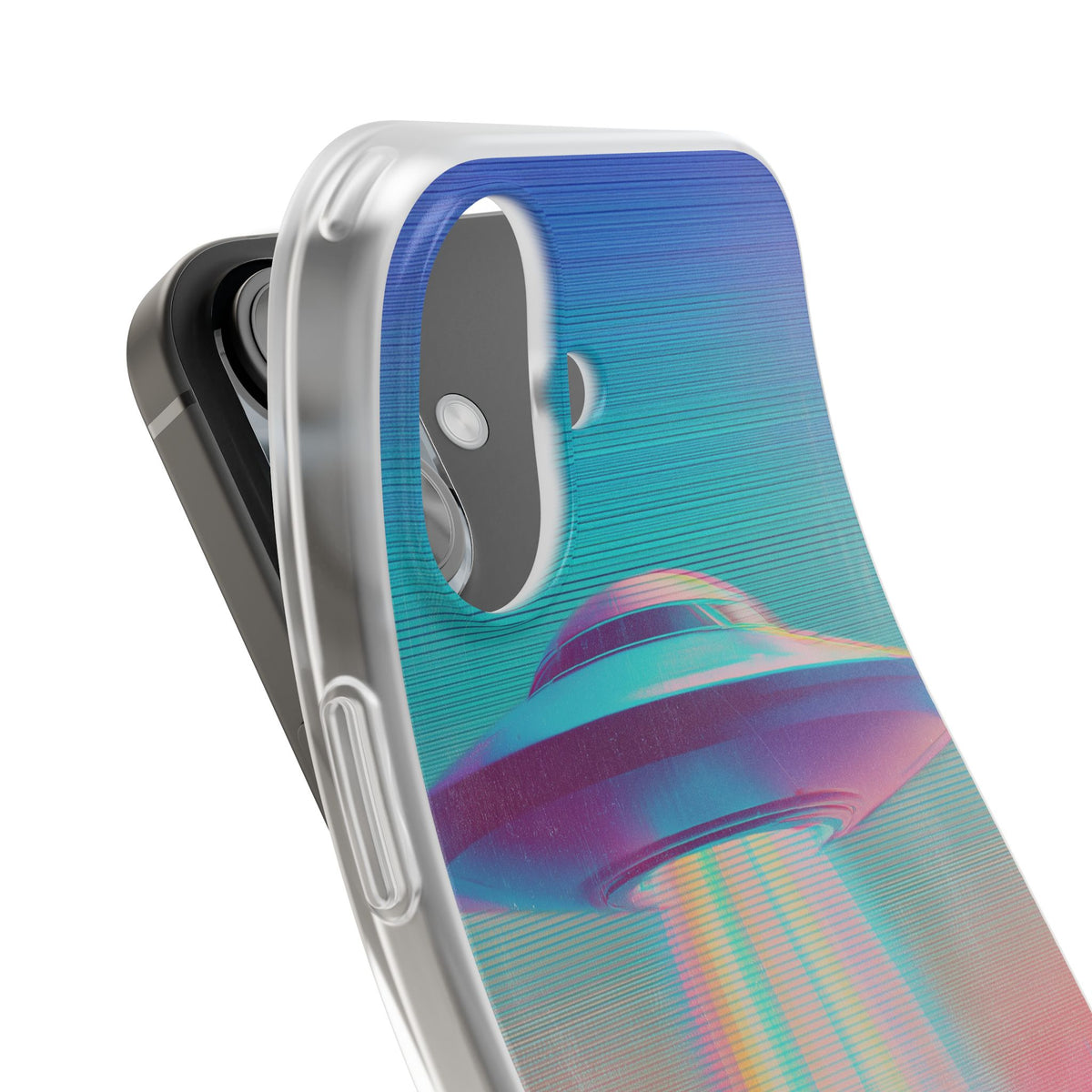 Scruffy Dog and UFO Flexi Cases – Fun and Playful iPhone Case