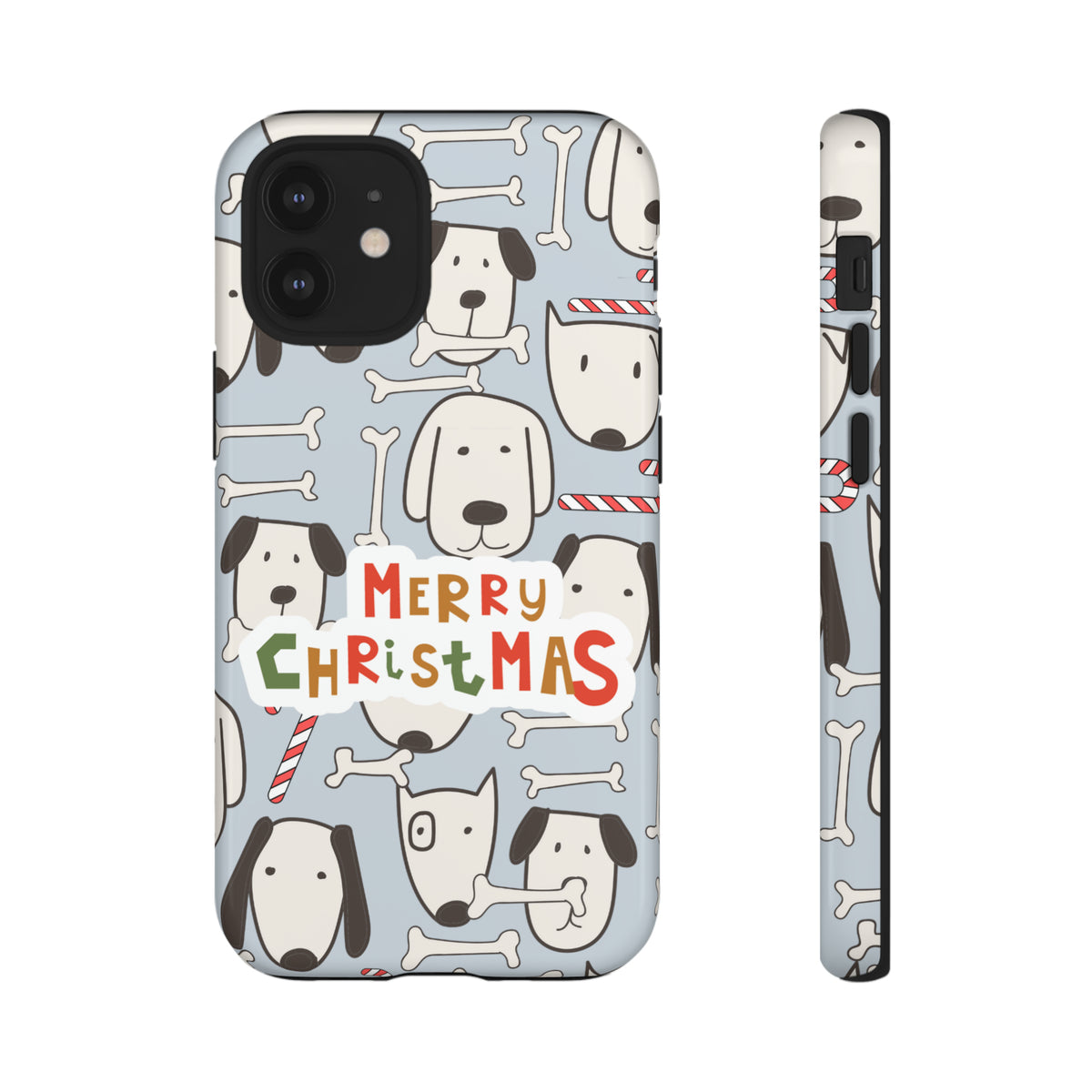Merry Christmas Dog Pattern Tough Cases