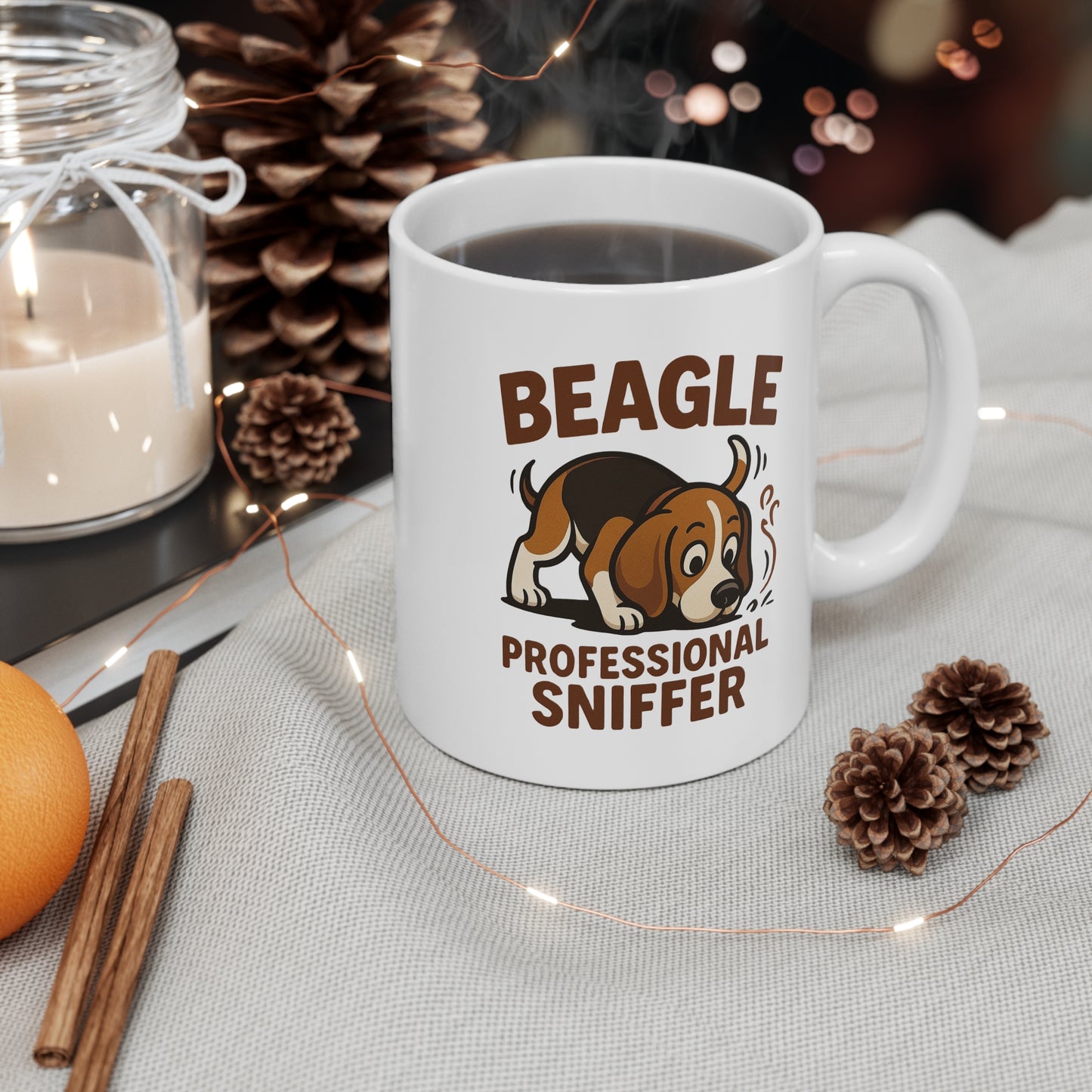 Beagle Professional Sniffer Mug 11oz