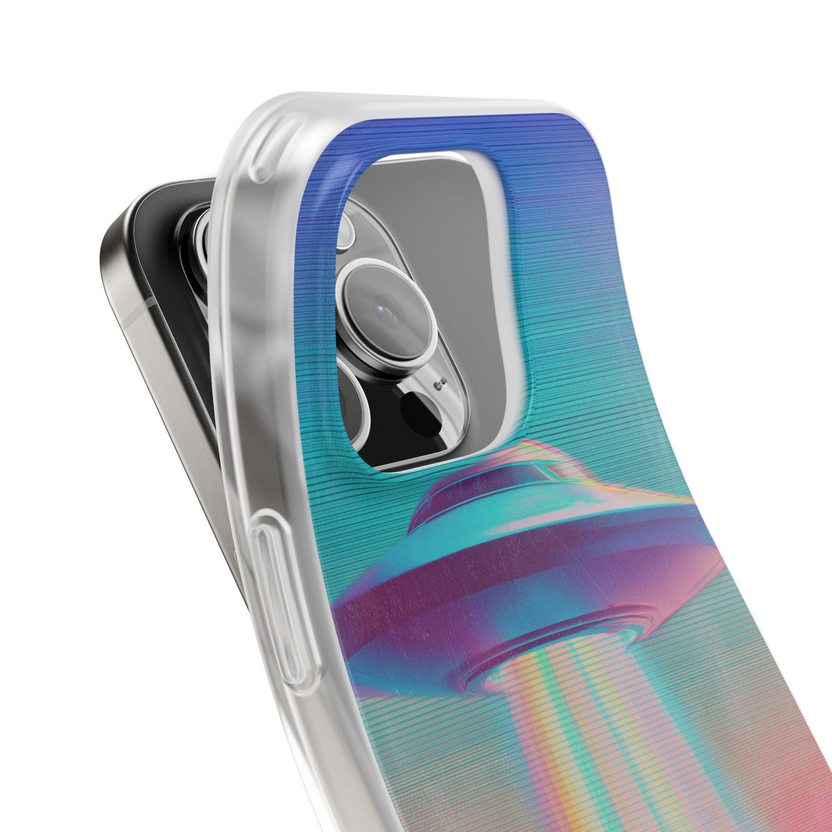 Scruffy Dog and UFO Flexi Cases – Fun and Playful iPhone Case