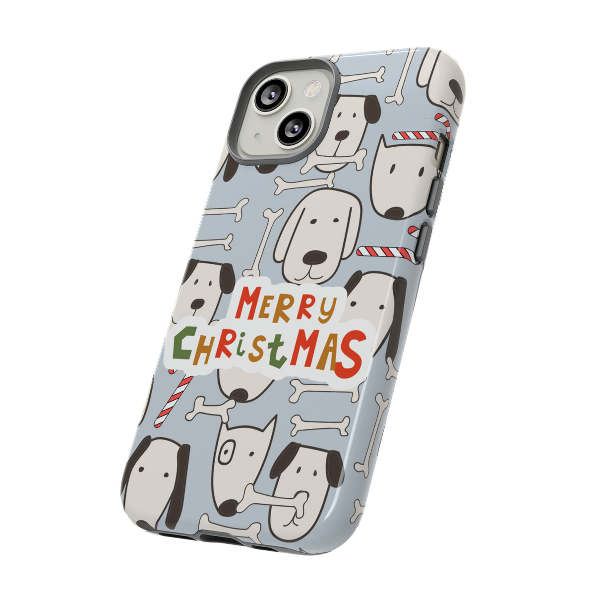 Merry Christmas Dog Pattern Tough Cases