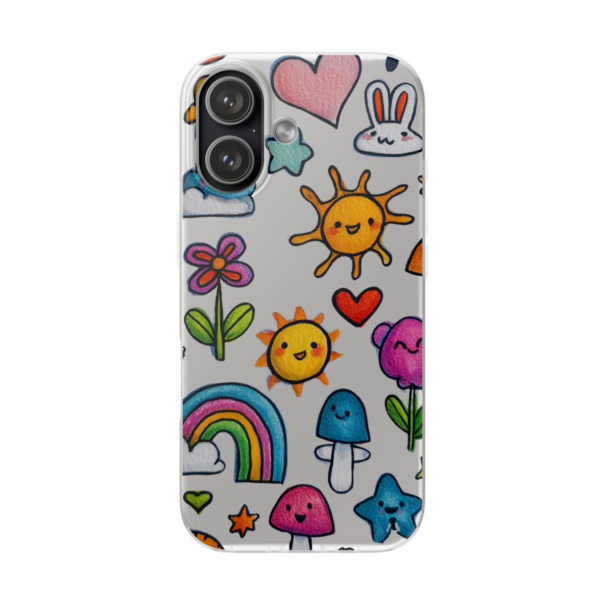 Colorful Cartoon Flexi Cases – Fun and Playful iPhone Case