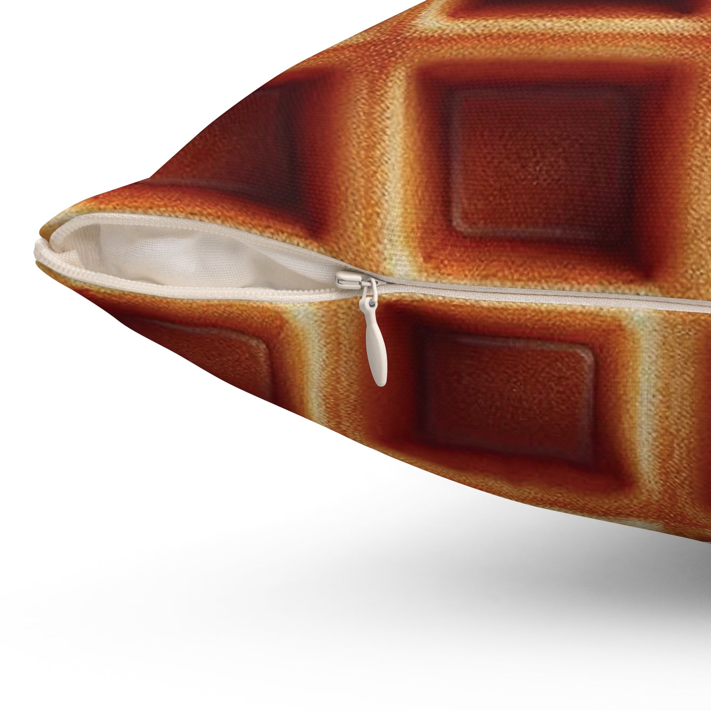 Butter Bliss Waffle Square Pillow - 3 Sizes