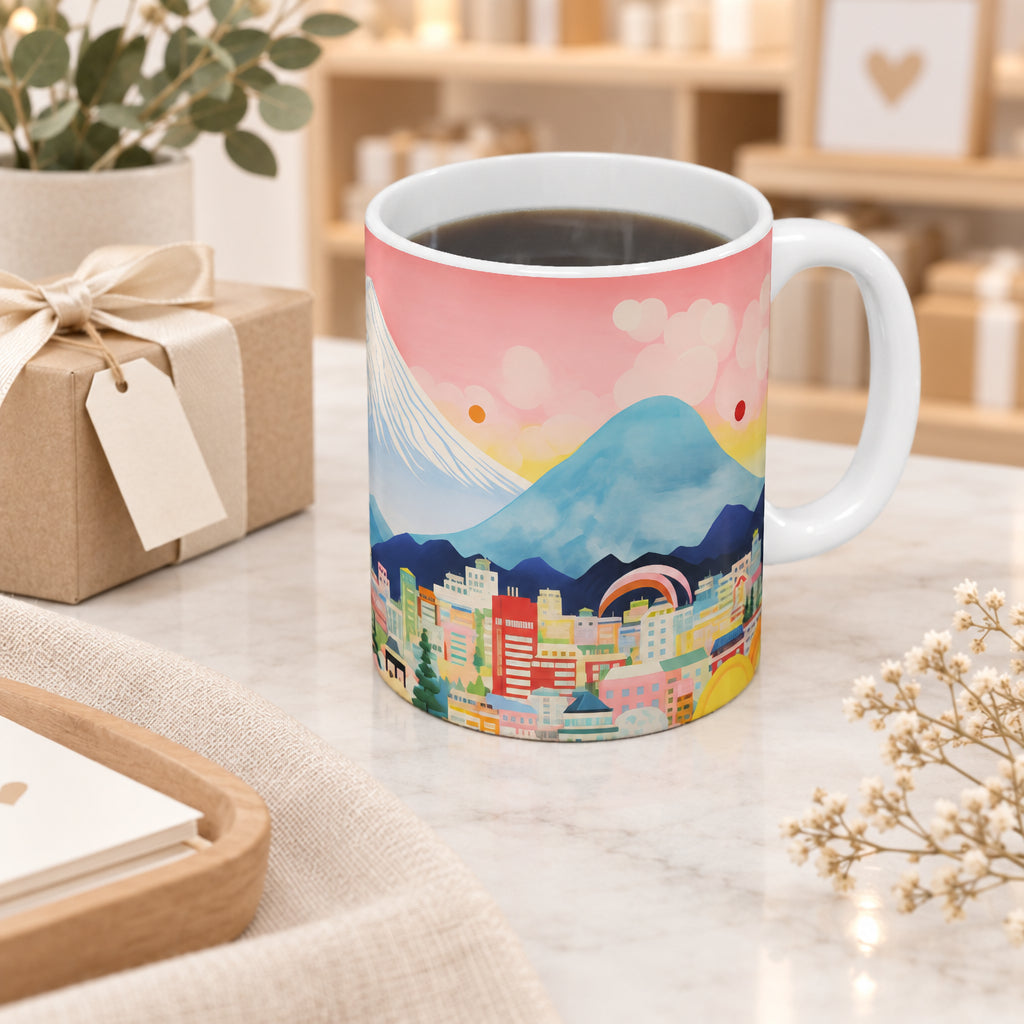 Mount Fuji Skyline Mug