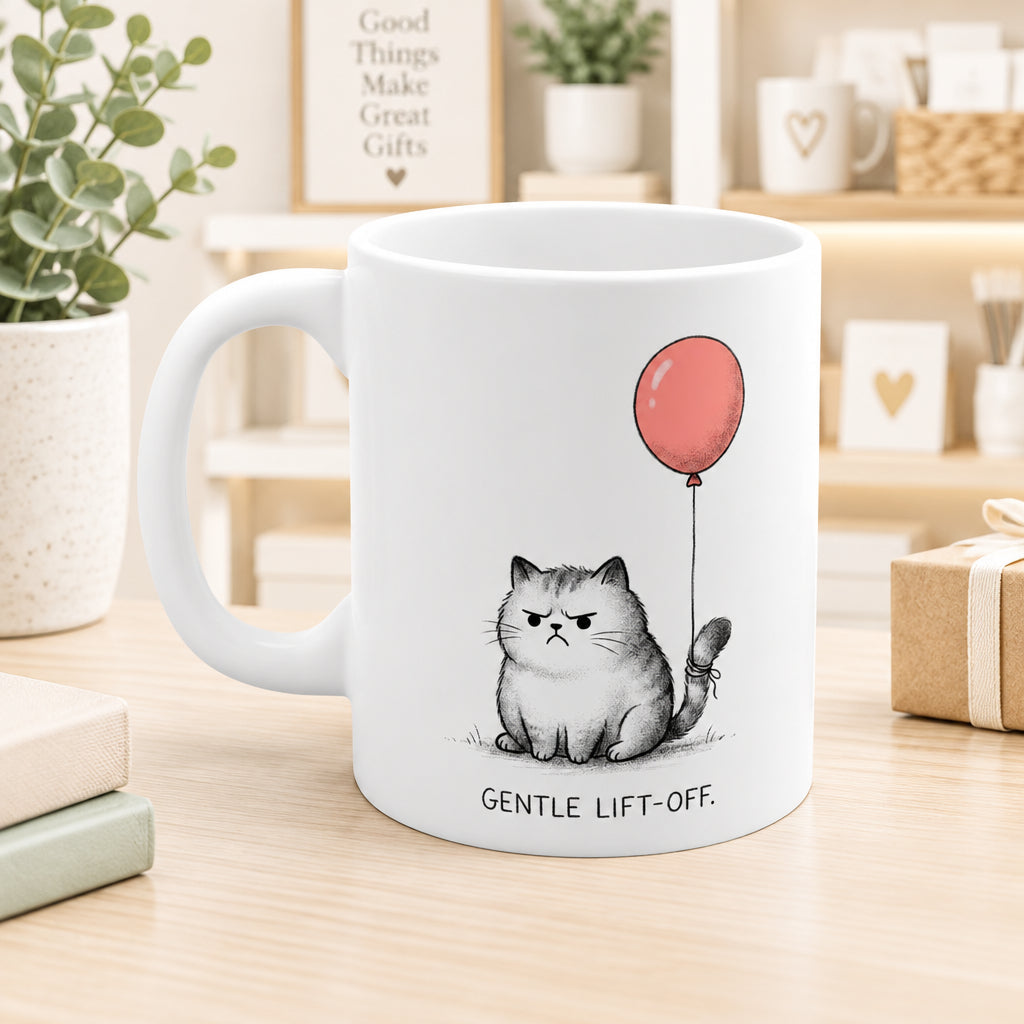 The Grumpy Cat & The Floating Balloon Mug