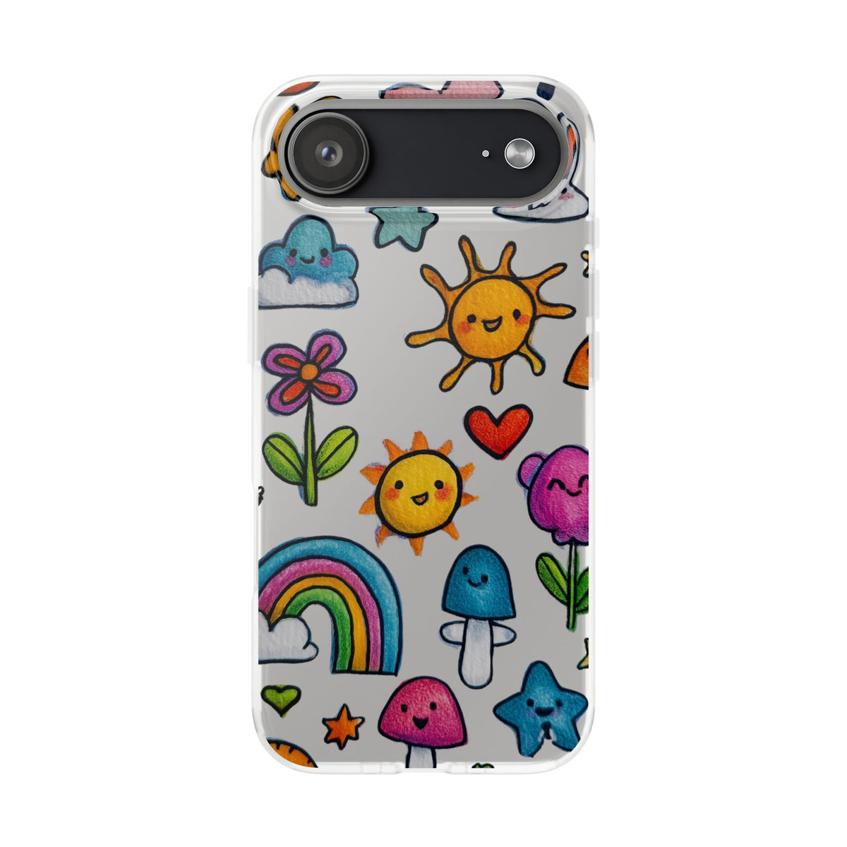 Colorful Cartoon Flexi Cases – Fun and Playful iPhone Case