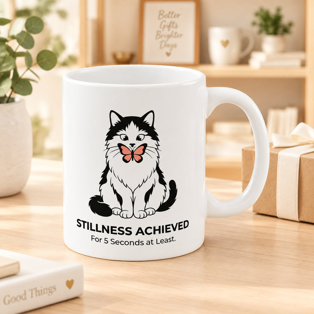The Butterfly Whisperer Cat Mug