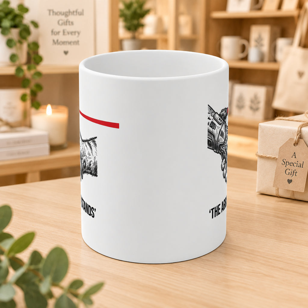 The Alien & Feline Handshake Mug