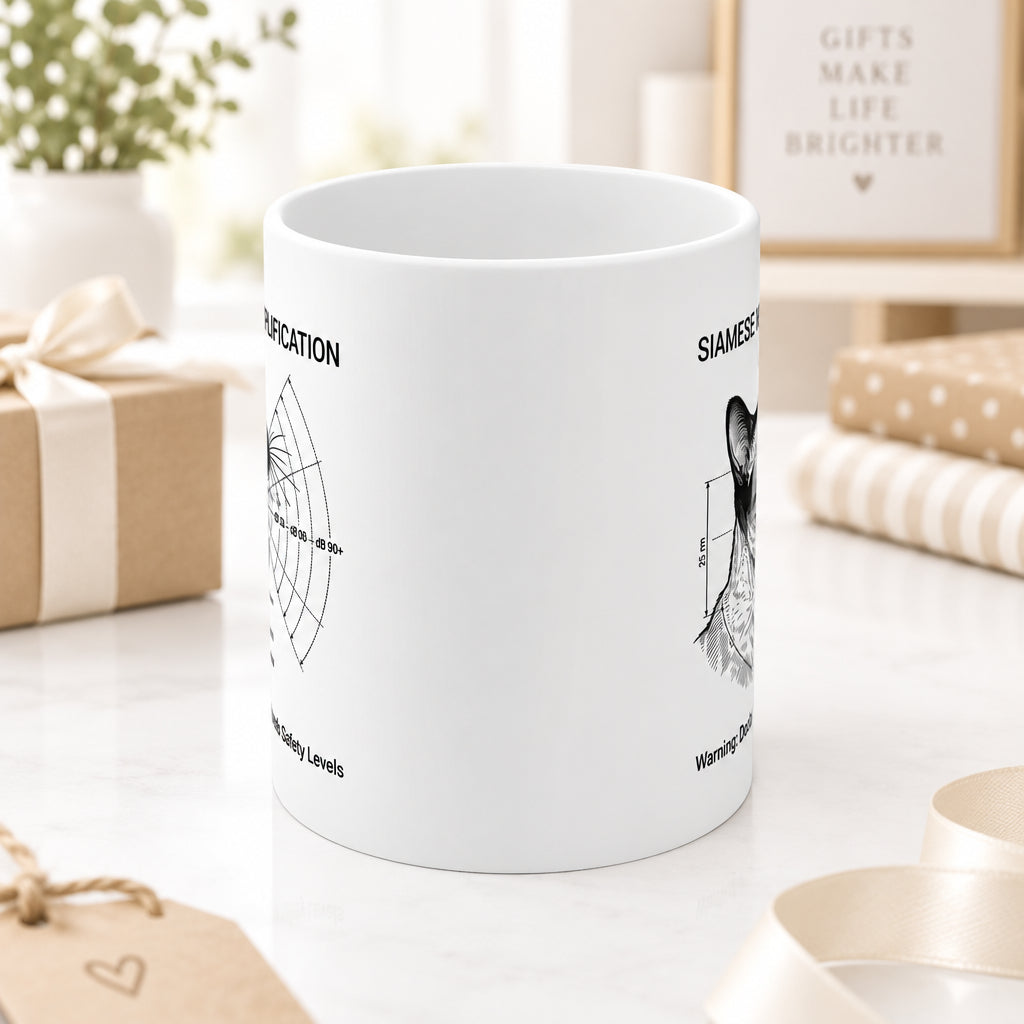 The Siamese Vocal Amplification Chart Mug