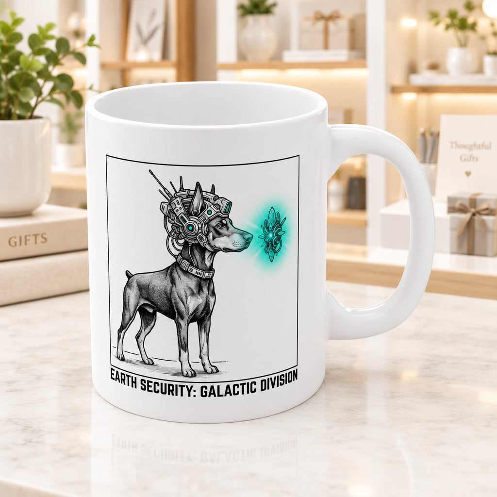 The Doberman Security Scanner Mug