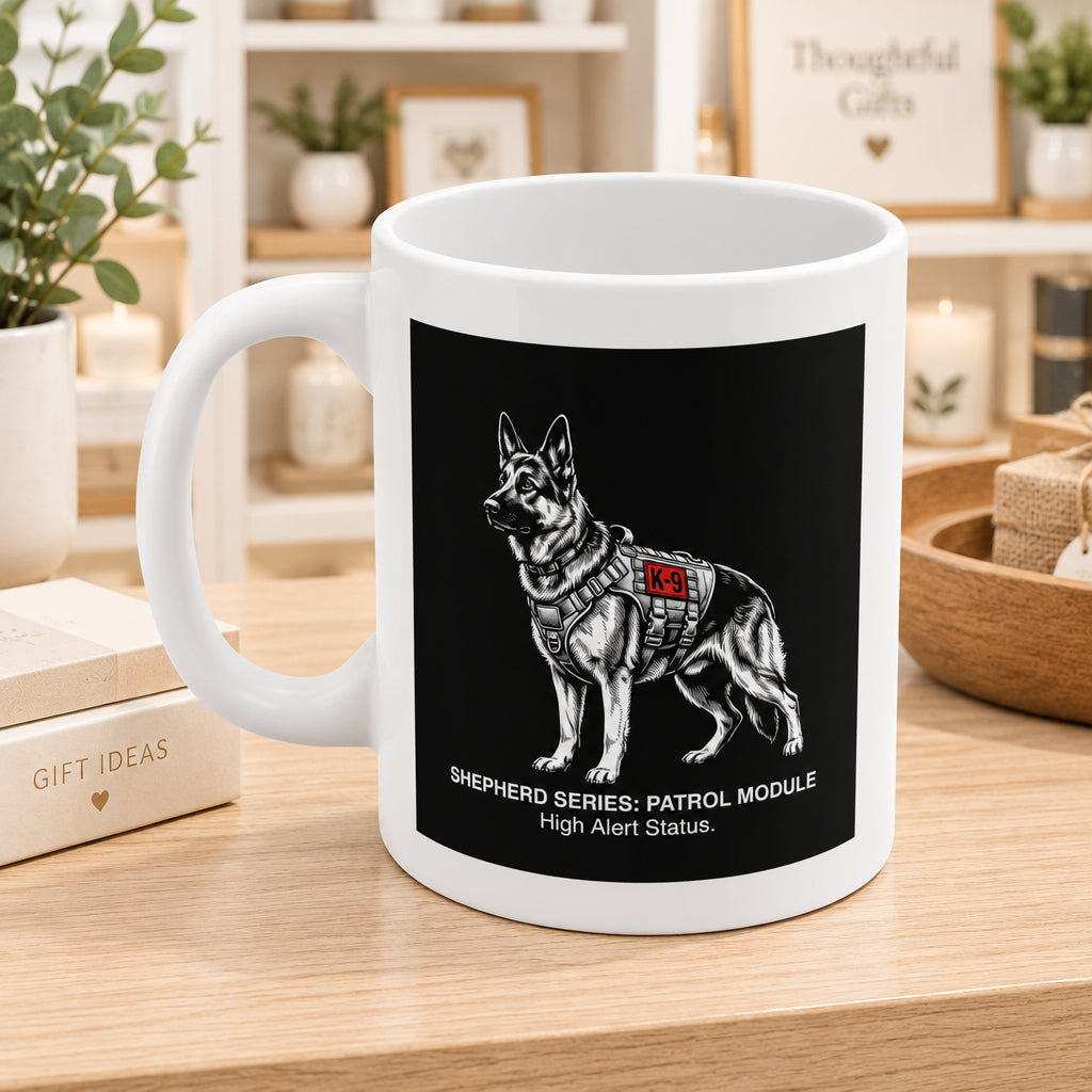 The German Shepherd Patrol Module Mug