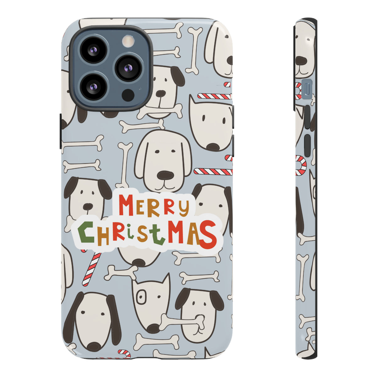Merry Christmas Dog Pattern Tough Cases