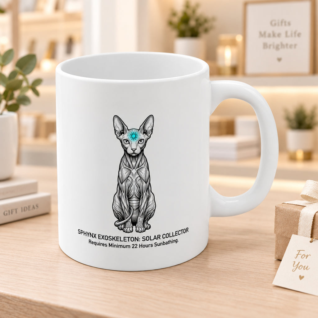 Sphynx Feline Exoskeleton Manual Mug