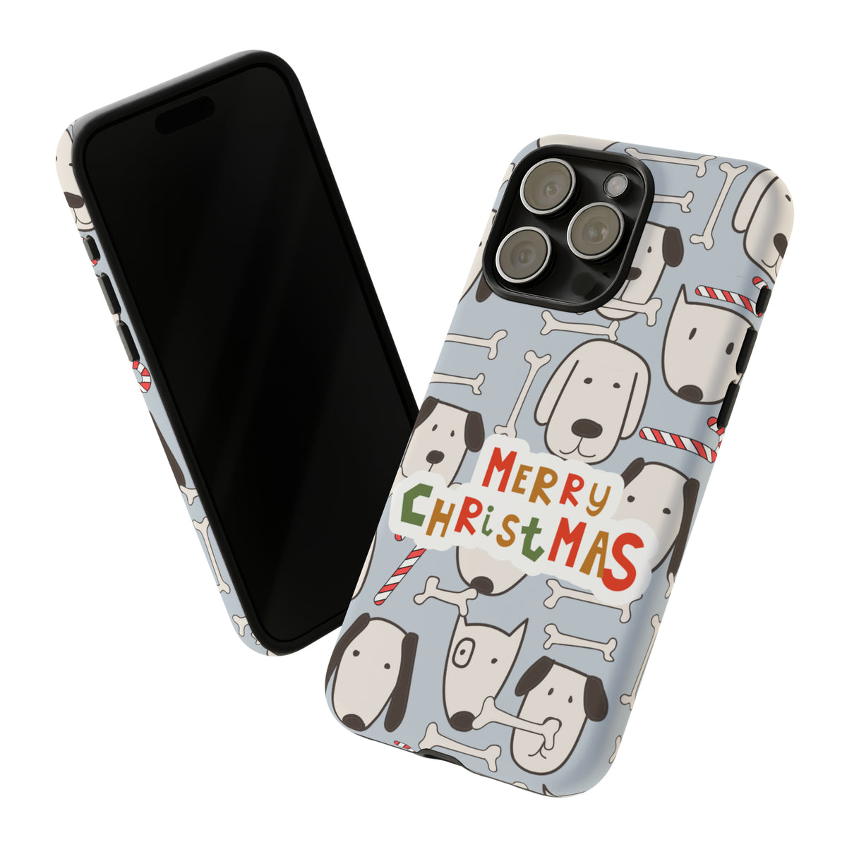 Merry Christmas Dog Pattern Tough Cases