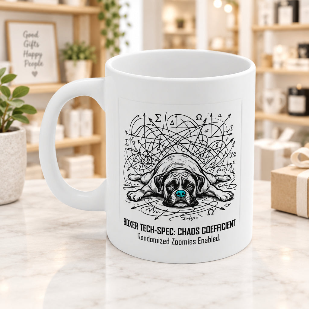 The Boxer Chaos Coefficient Diagram Mug