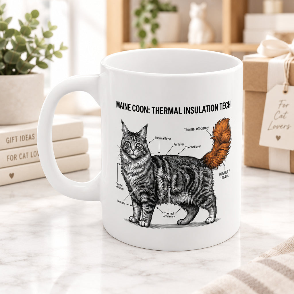 The Maine Coon Thermal Insulation Guide Mug