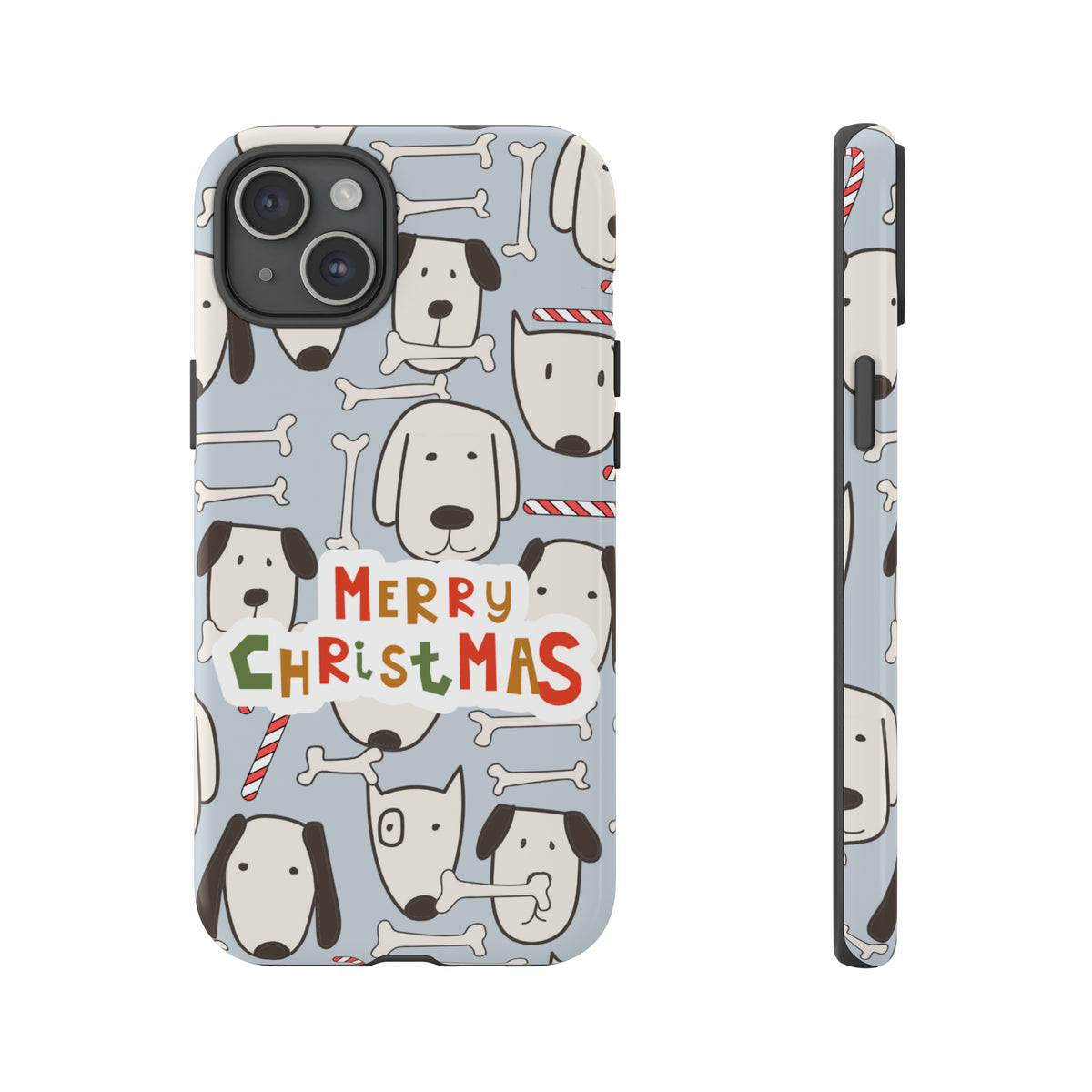 Merry Christmas Dog Pattern Tough Cases