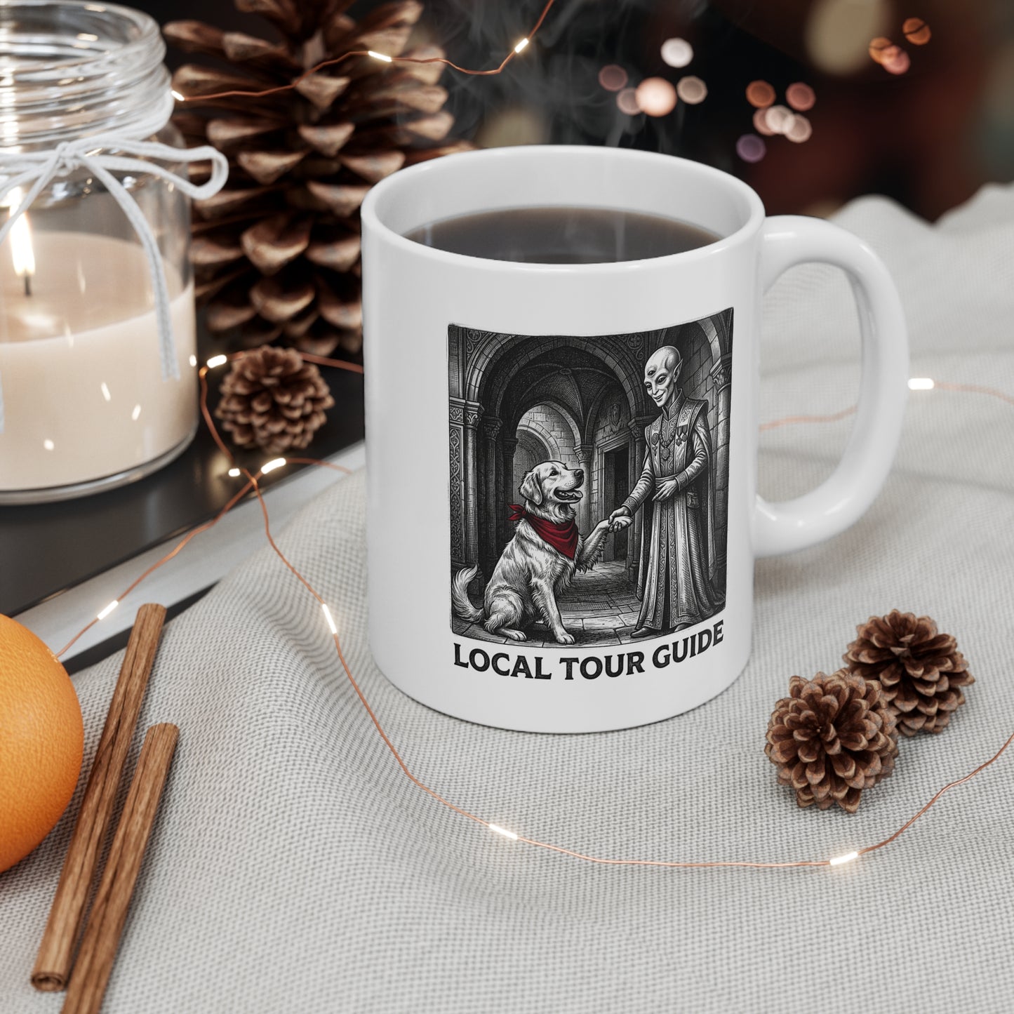 The Golden Retriever Diplomat Mug