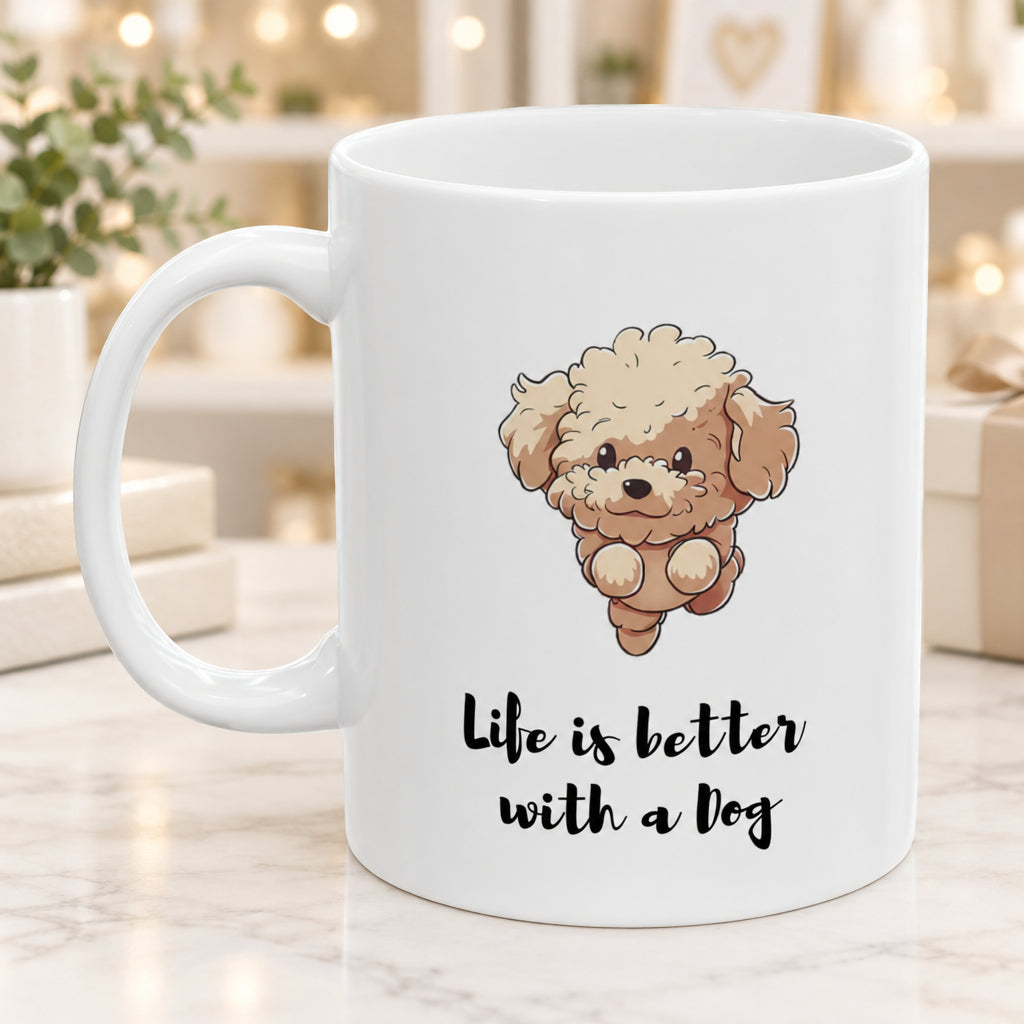 Life is Better with a Dog Mug