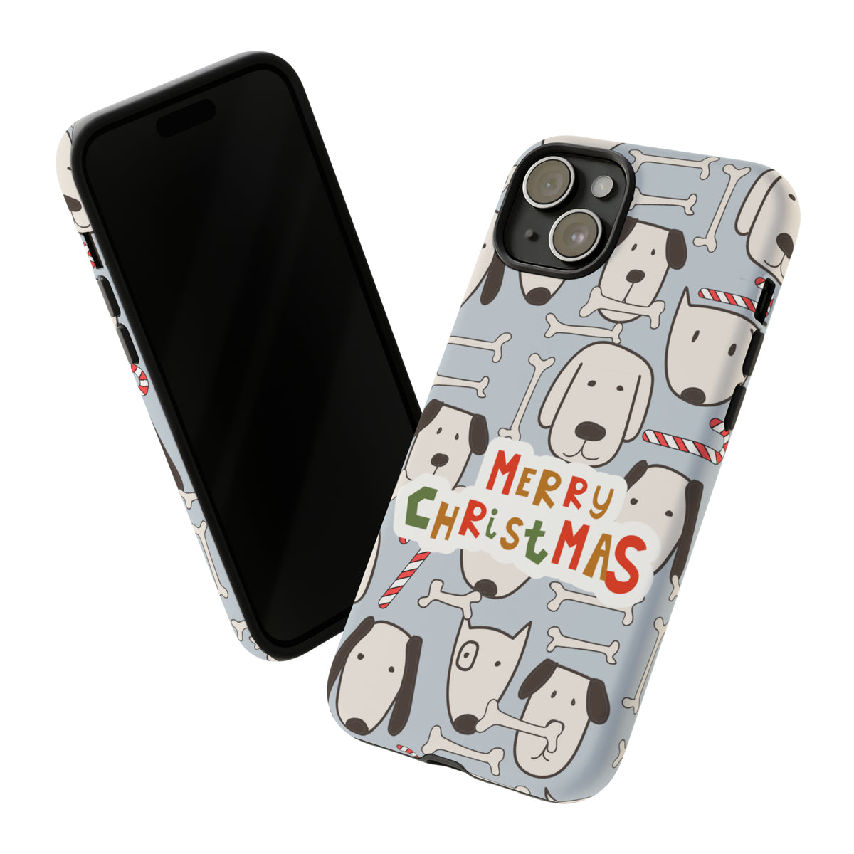 Merry Christmas Dog Pattern Tough Cases