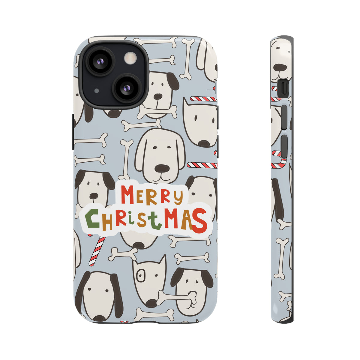 Merry Christmas Dog Pattern Tough Cases