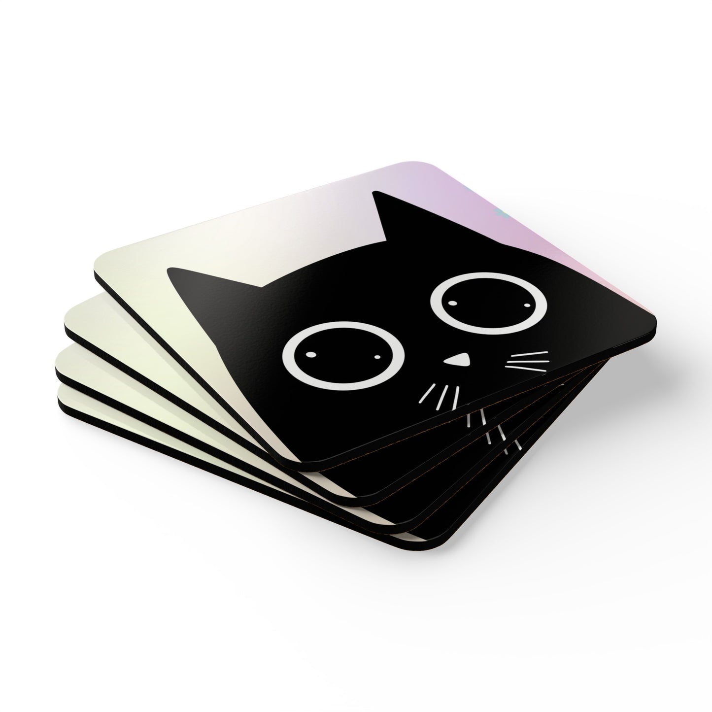 Cute Cat Coaster Set (4 PCS)