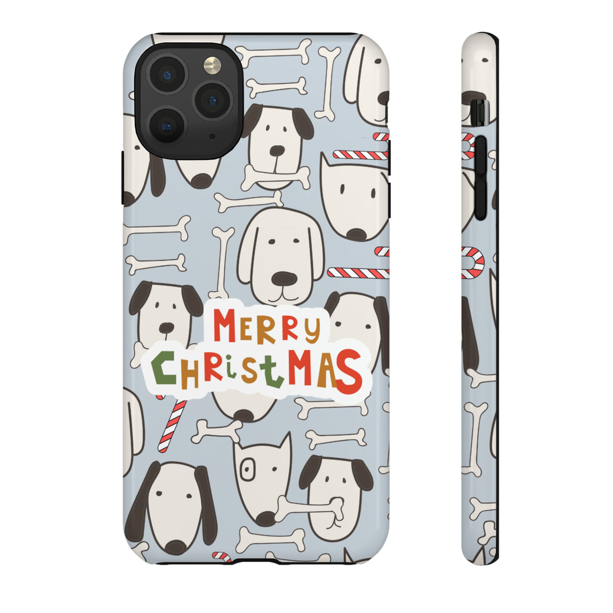 Merry Christmas Dog Pattern Tough Cases