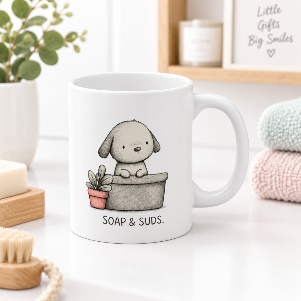 The Bathtime Puppy Mug