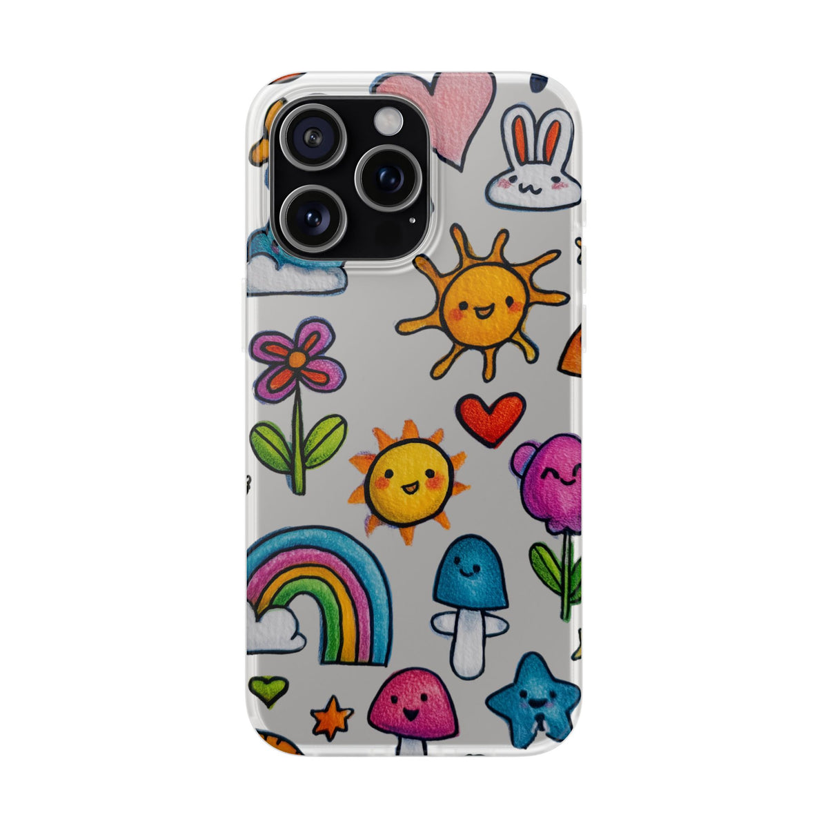 Colorful Cartoon Flexi Cases – Fun and Playful iPhone Case