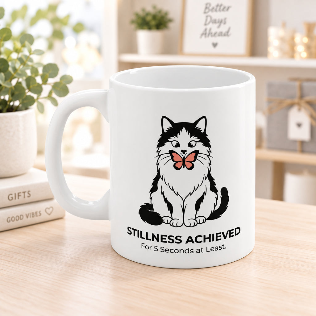 The Butterfly Whisperer Cat Mug