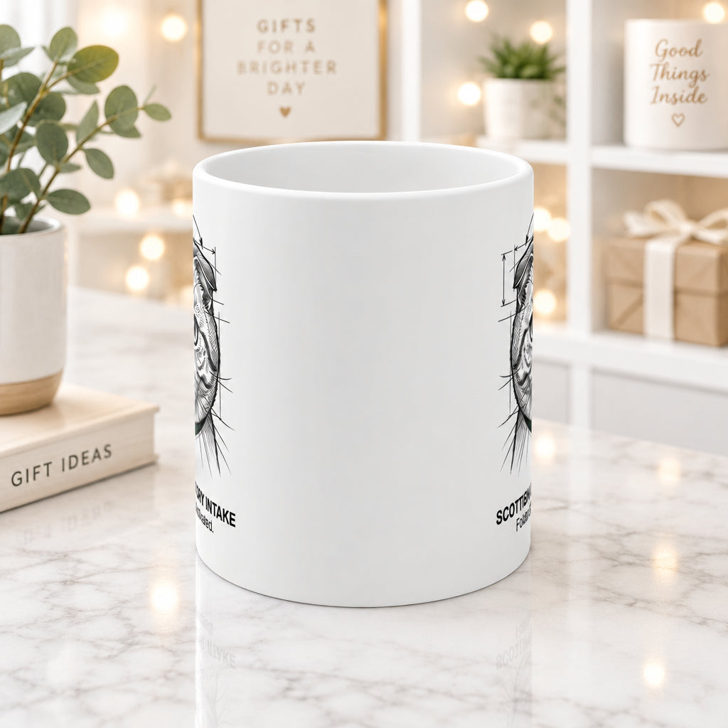 The Scottish Fold Auditory Intake Blueprint Mug