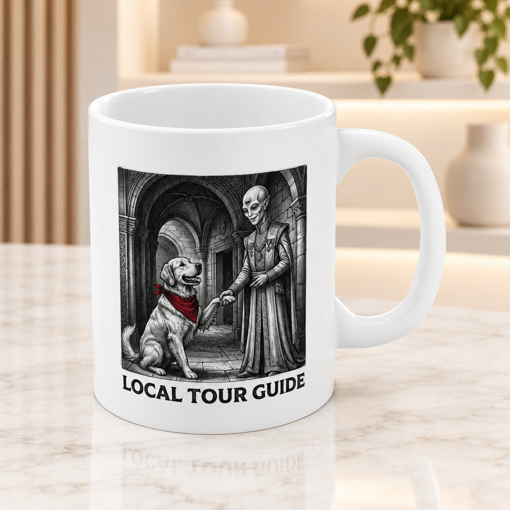 The Golden Retriever Diplomat Mug