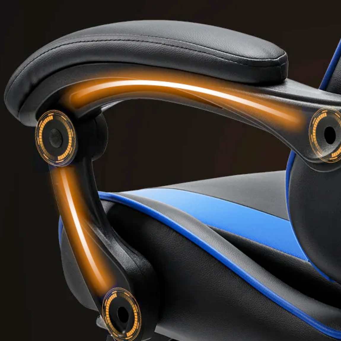 Ergonomic X2 Gaming Chair with Lumbar Support & Foot Rest
