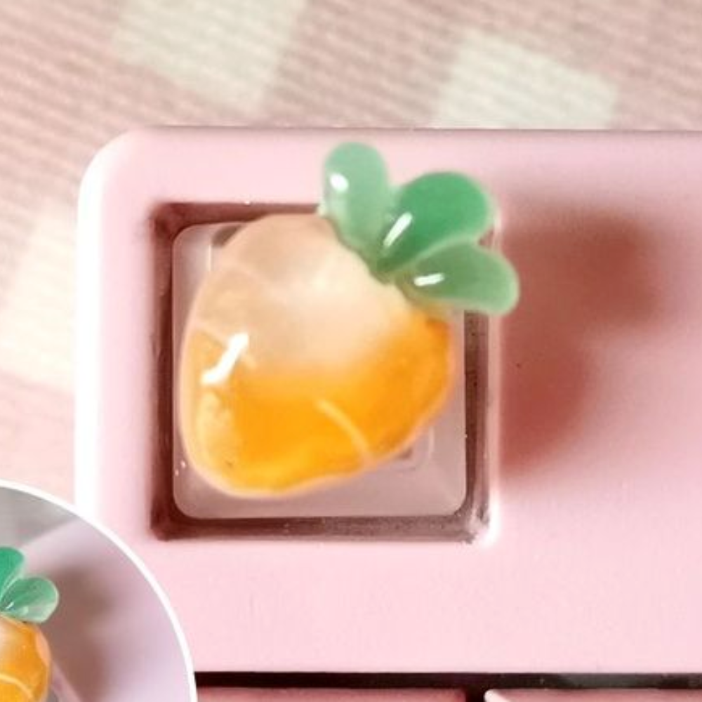 Gaming Translucent Fruit Mechanical Keyboard Keycap - Set of 6