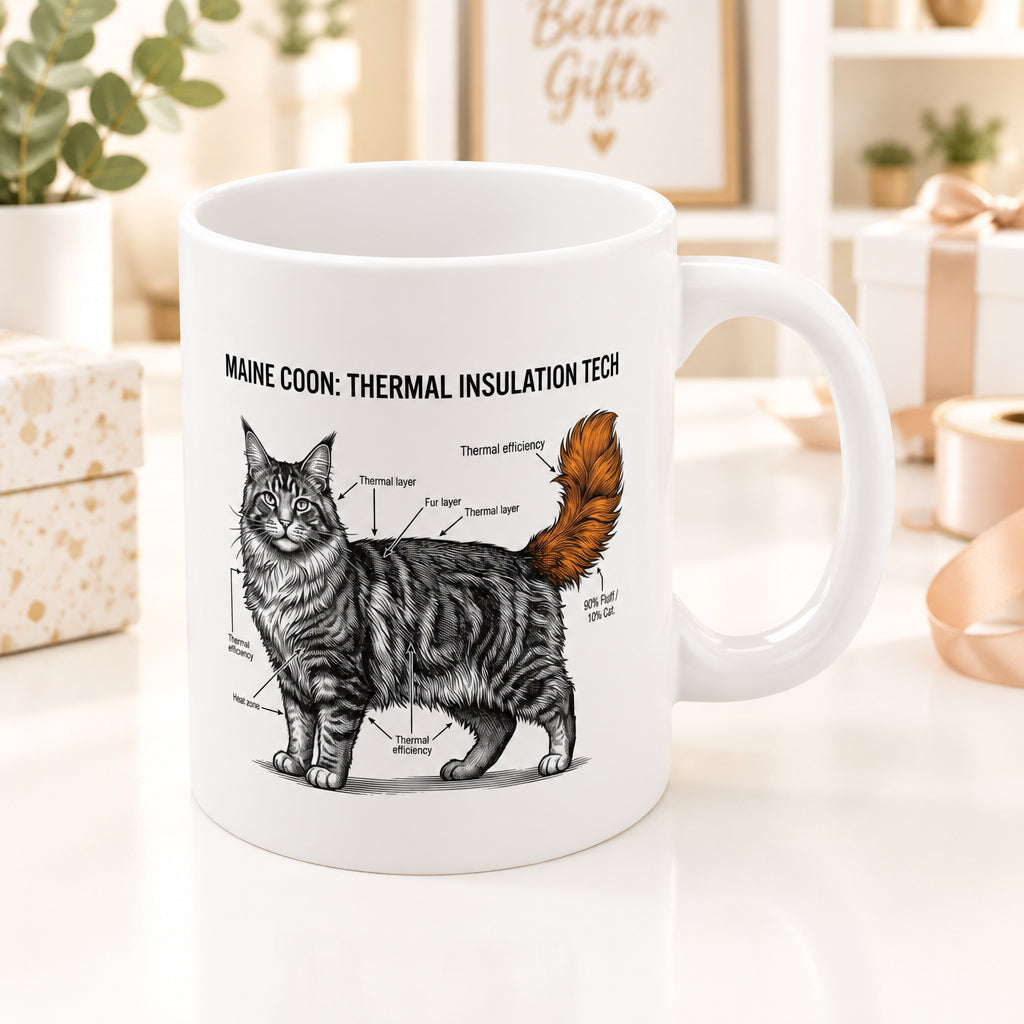 The Maine Coon Thermal Insulation Guide Mug