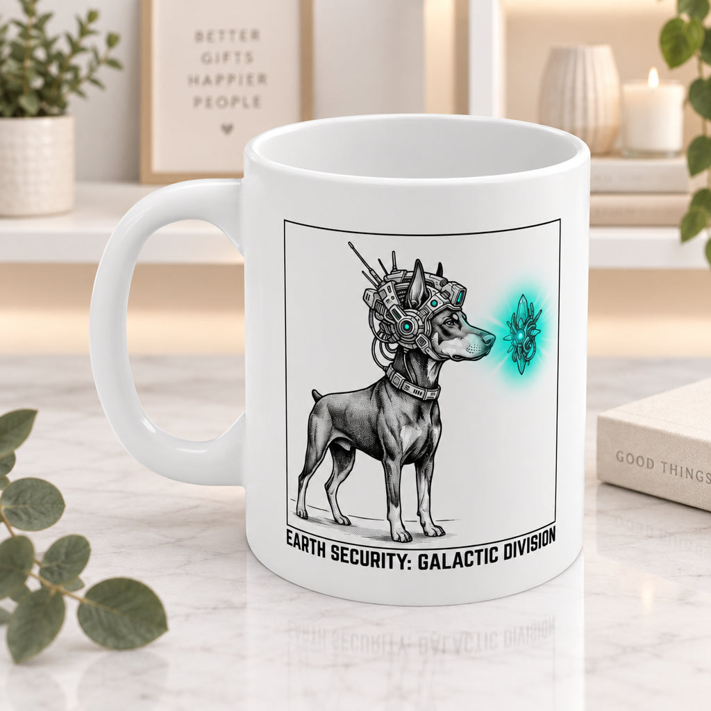 The Doberman Security Scanner Mug