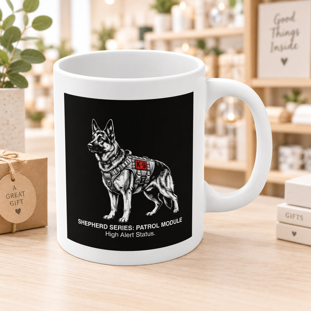 The German Shepherd Patrol Module Mug