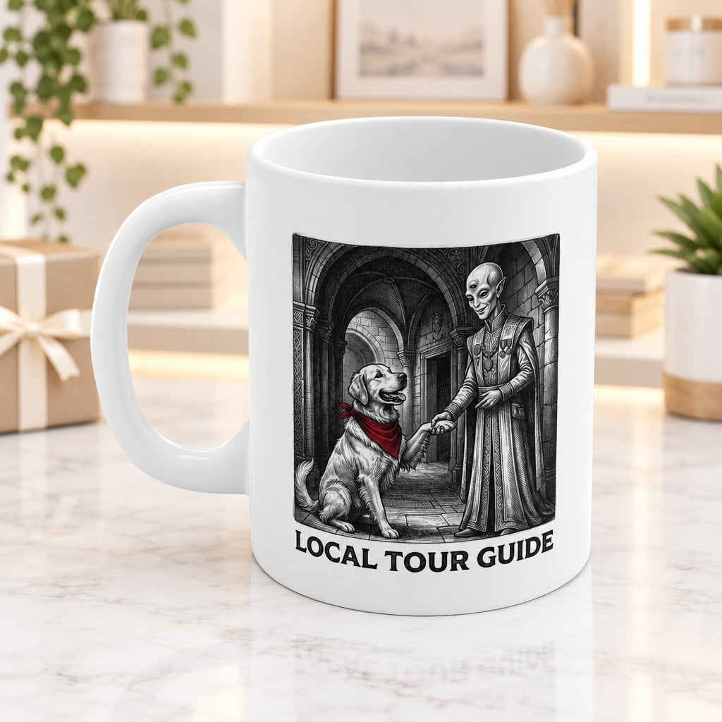 The Golden Retriever Diplomat Mug
