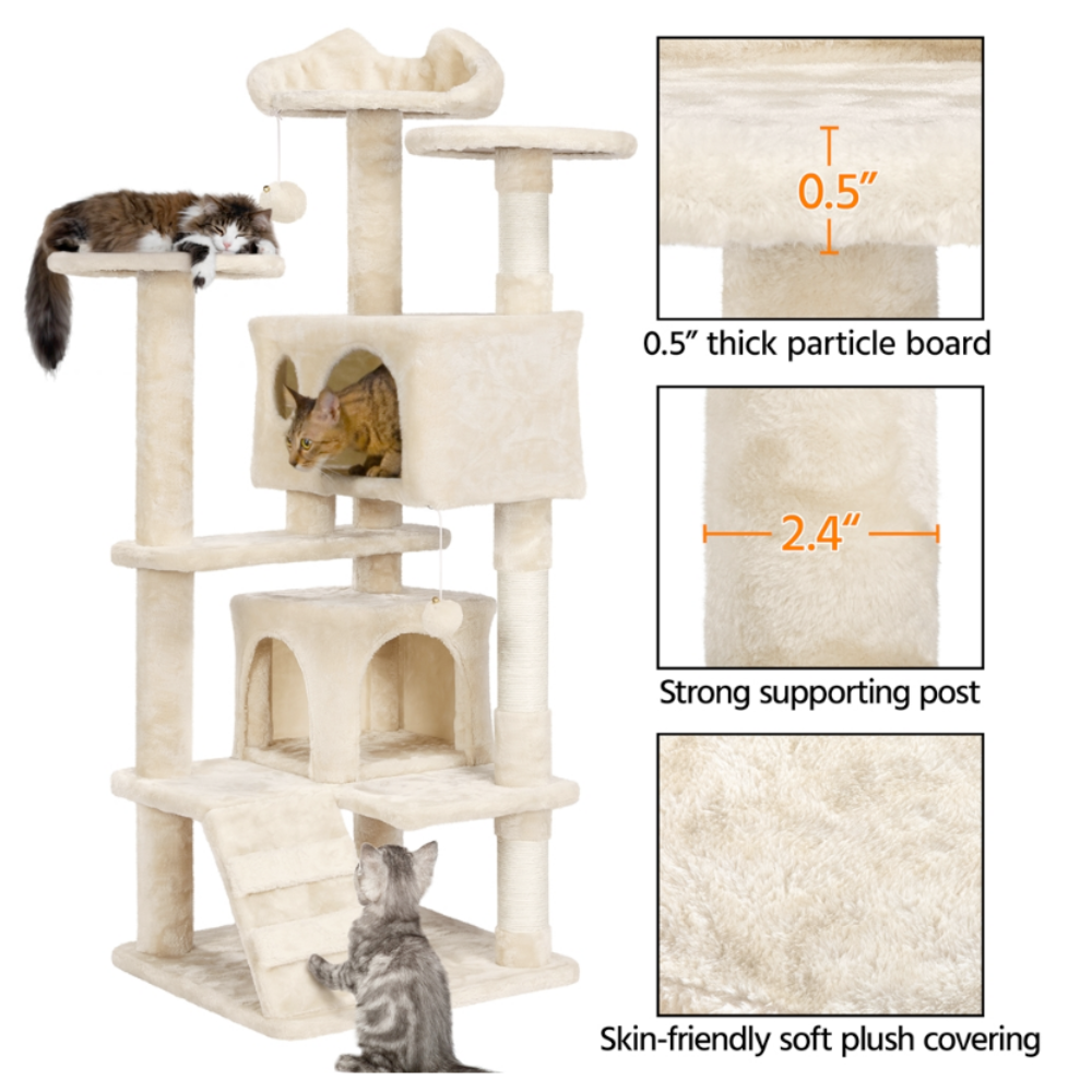 Cat Climbing Sisal Rope Tower