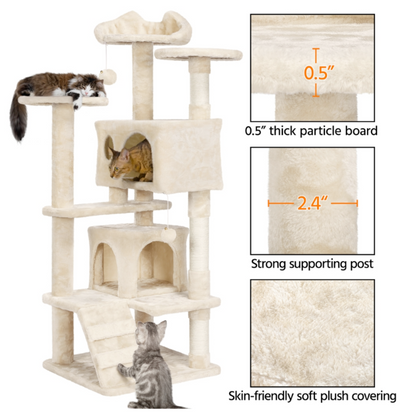 Cat Climbing Sisal Rope Tower